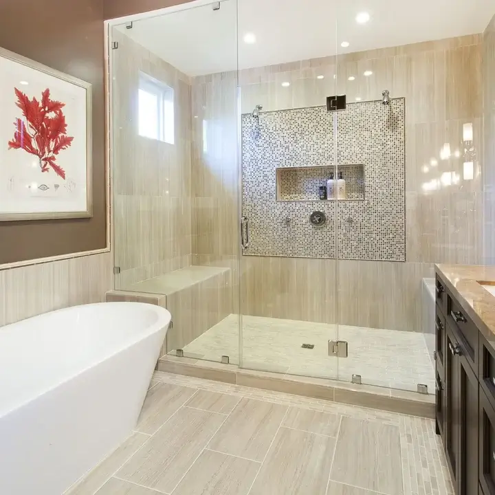 Luxury Jacuzzi bathtub installation in Mercer bathroom - Premium spa-style bathroom remodeling